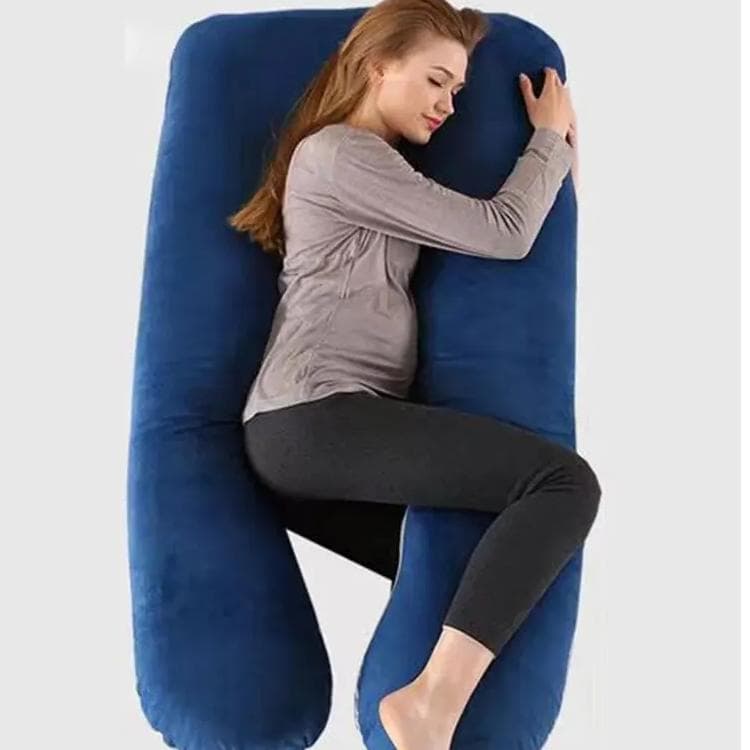 Oreiller de grossesse en U lavable – ergonomique et multifonctionnel
