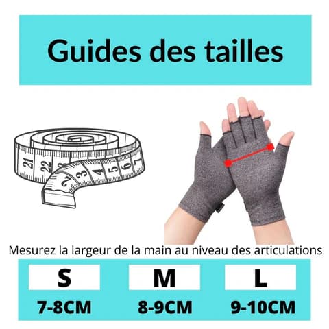Gants de compression sans doigts