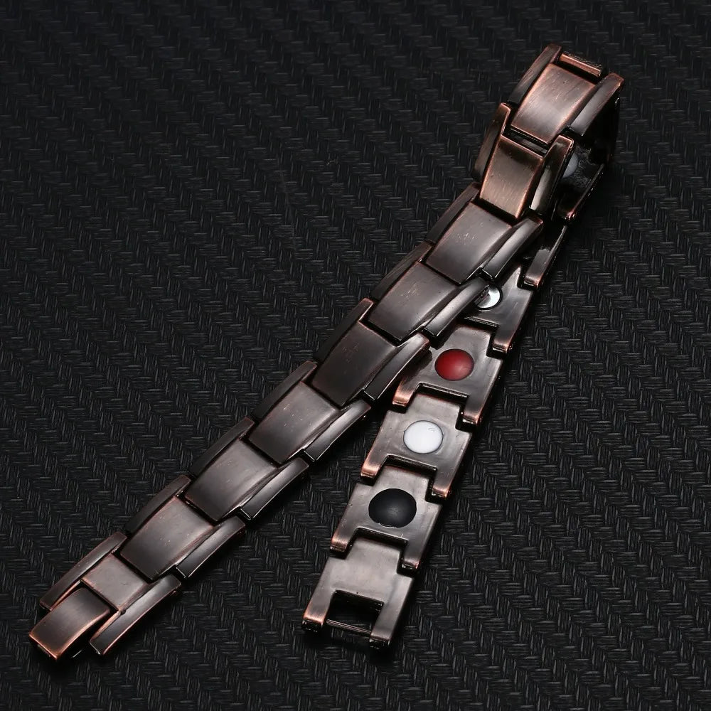 Bracelet en cuivre anti-douleurs – magnétique soulagement naturel