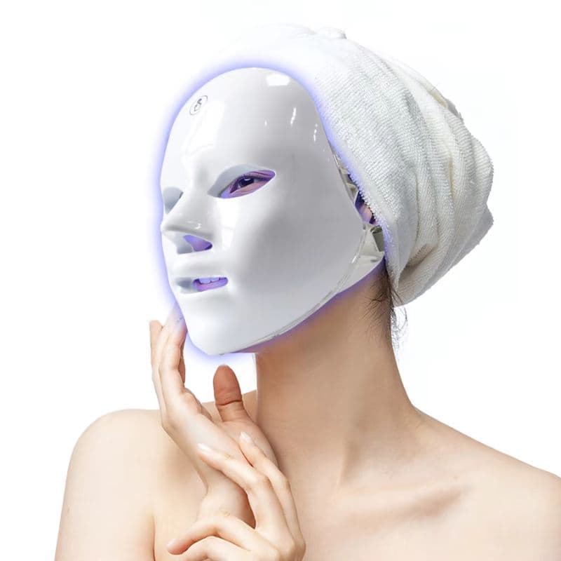 Masque Luminothérapie blanc anti-âge visage