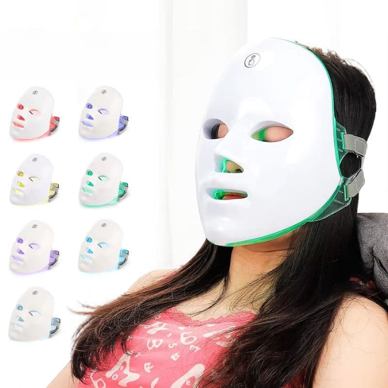 Masque Luminothérapie blanc anti-âge visage