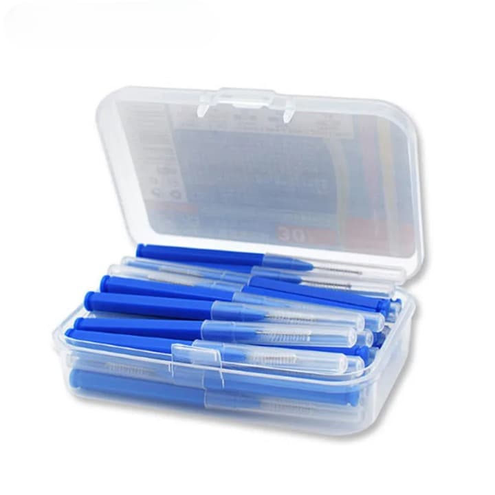 Lot de trente nettoyeurs de dents de style brosse