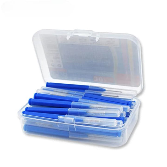 Lot de trente nettoyeurs de dents de style brosse