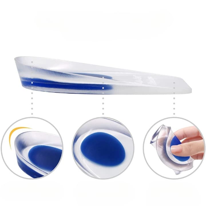 Semelle anti douleur intérieure pour talon en silicone