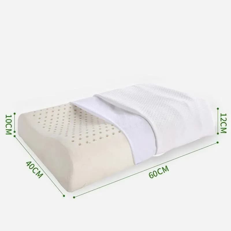 Oreiller ergonomique latex respirant – soutien cervical naturel