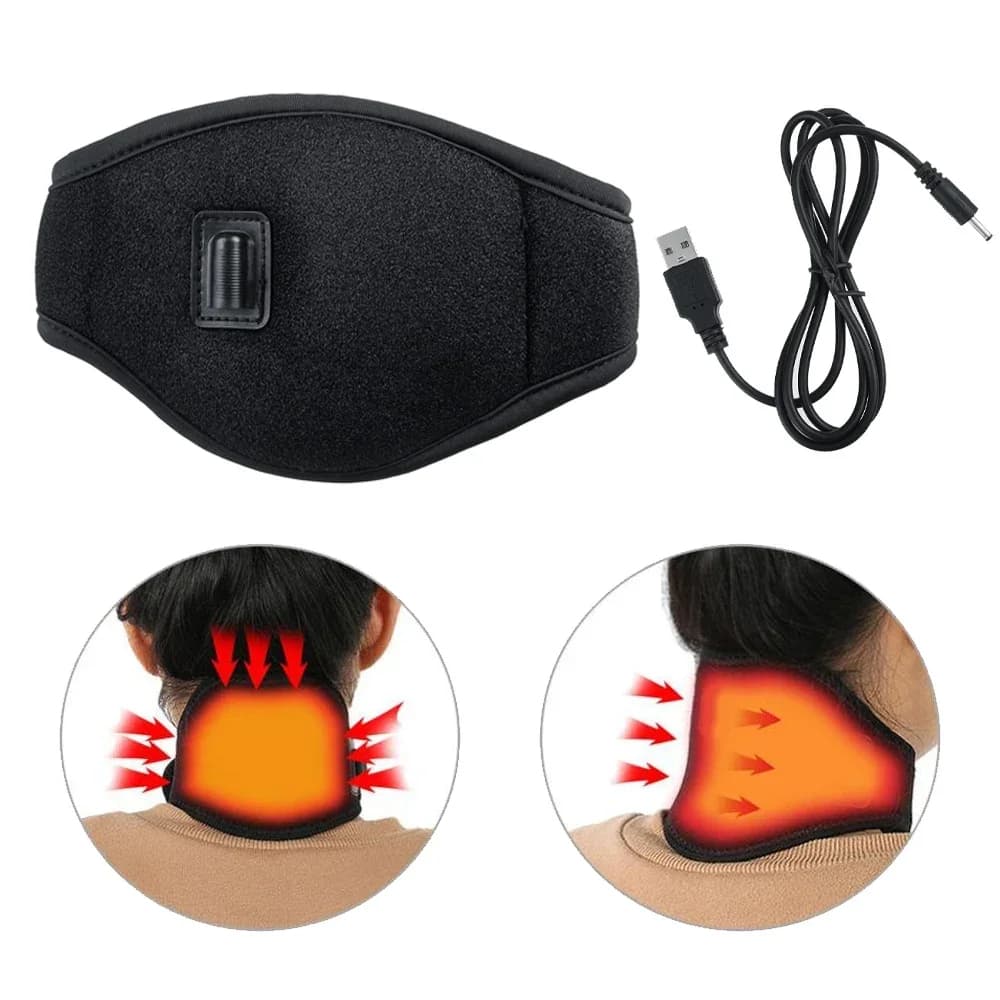 Coussin chauffant électrique anti-douleur pour le cou