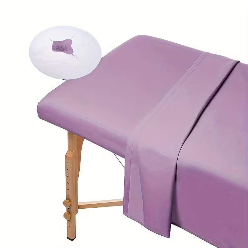 Lot de cent masques pour le visage à utiliser sur table de massage