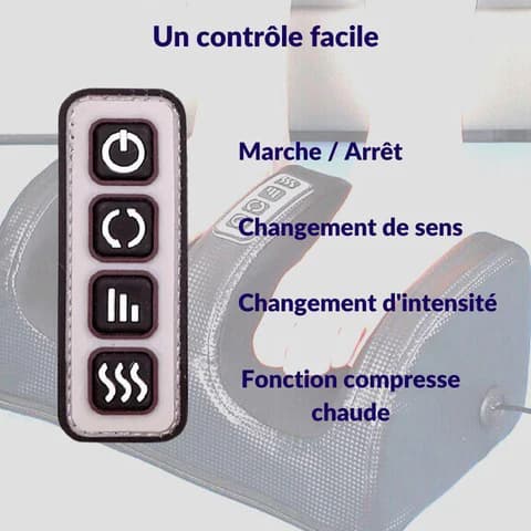 Masseur électrique Shiatsu pour les pieds