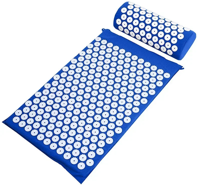Tapis d’acupression avec coussin à housse amovible