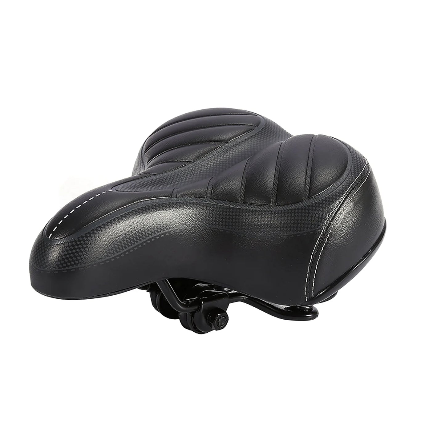 Selle de vélo anti douleur en cuir artificiel