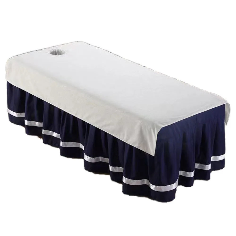 Drap lavable en machine pour table de massage