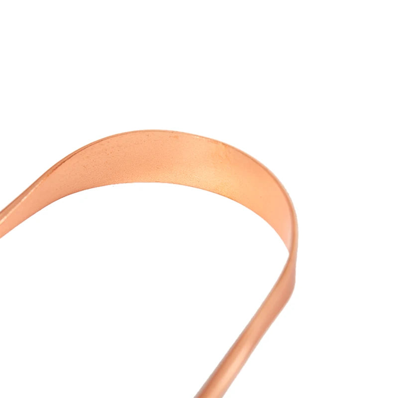 Nettoyeur de bouche pour langue rose en cuivre