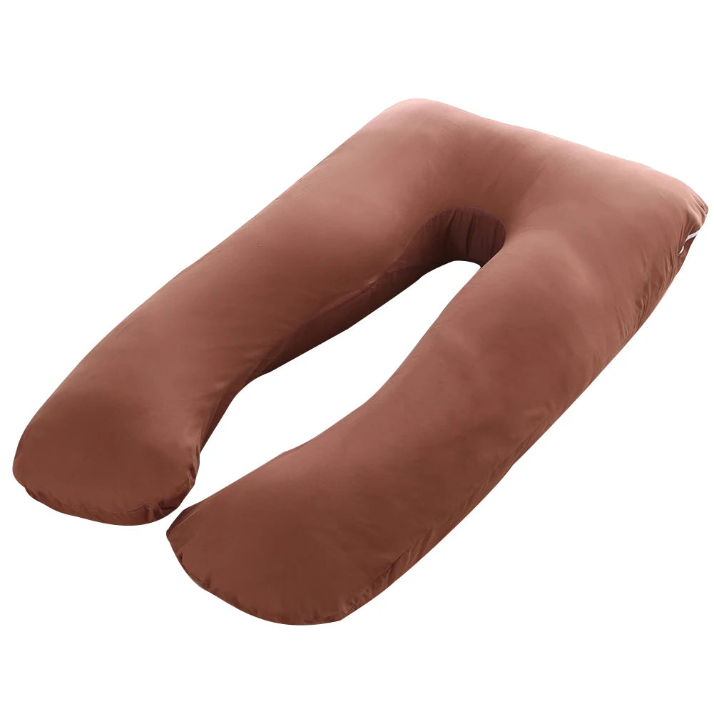 Oreiller de grossesse en U lavable – ergonomique et multifonctionnel