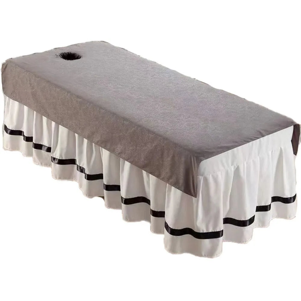 Drap lavable en machine pour table de massage