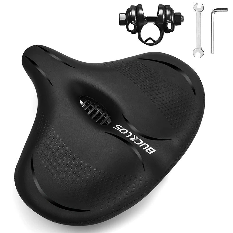 Selle vélo anti douleur épaisse et imperméable