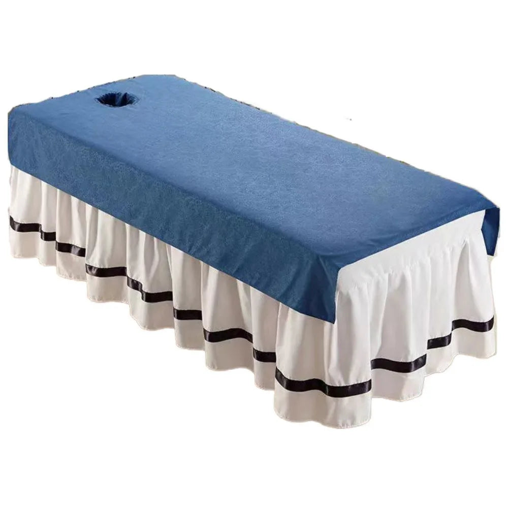 Drap lavable en machine pour table de massage