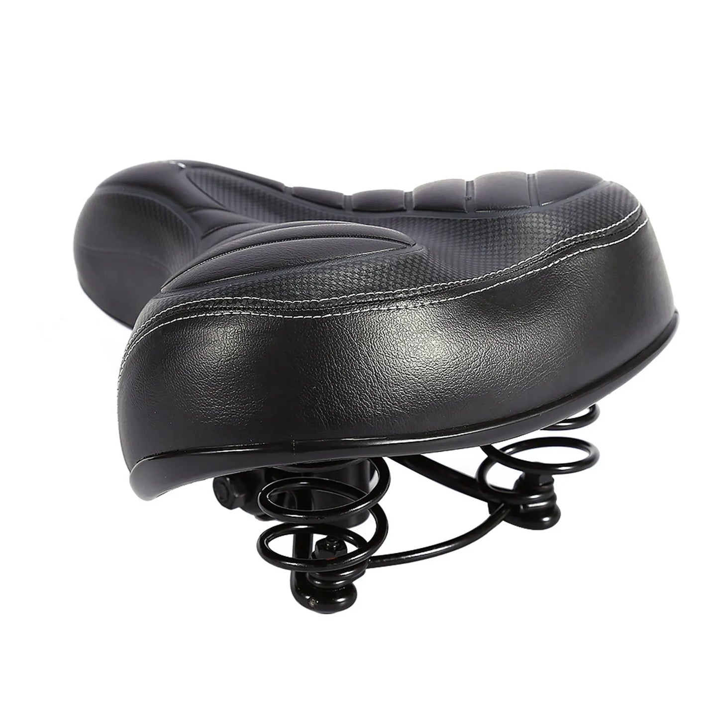 Selle de vélo anti douleur en cuir artificiel
