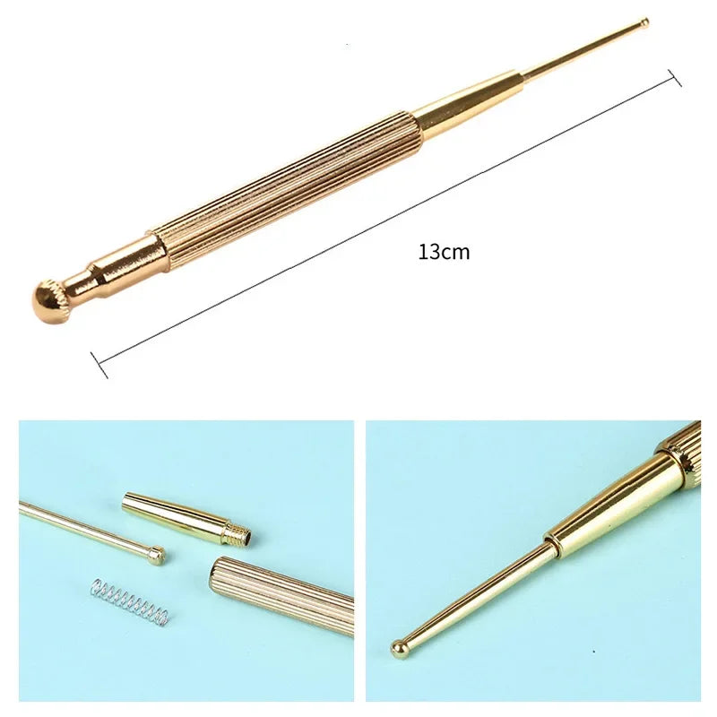 Stylo d’acupuncture en cuivre – massage points d’énergie