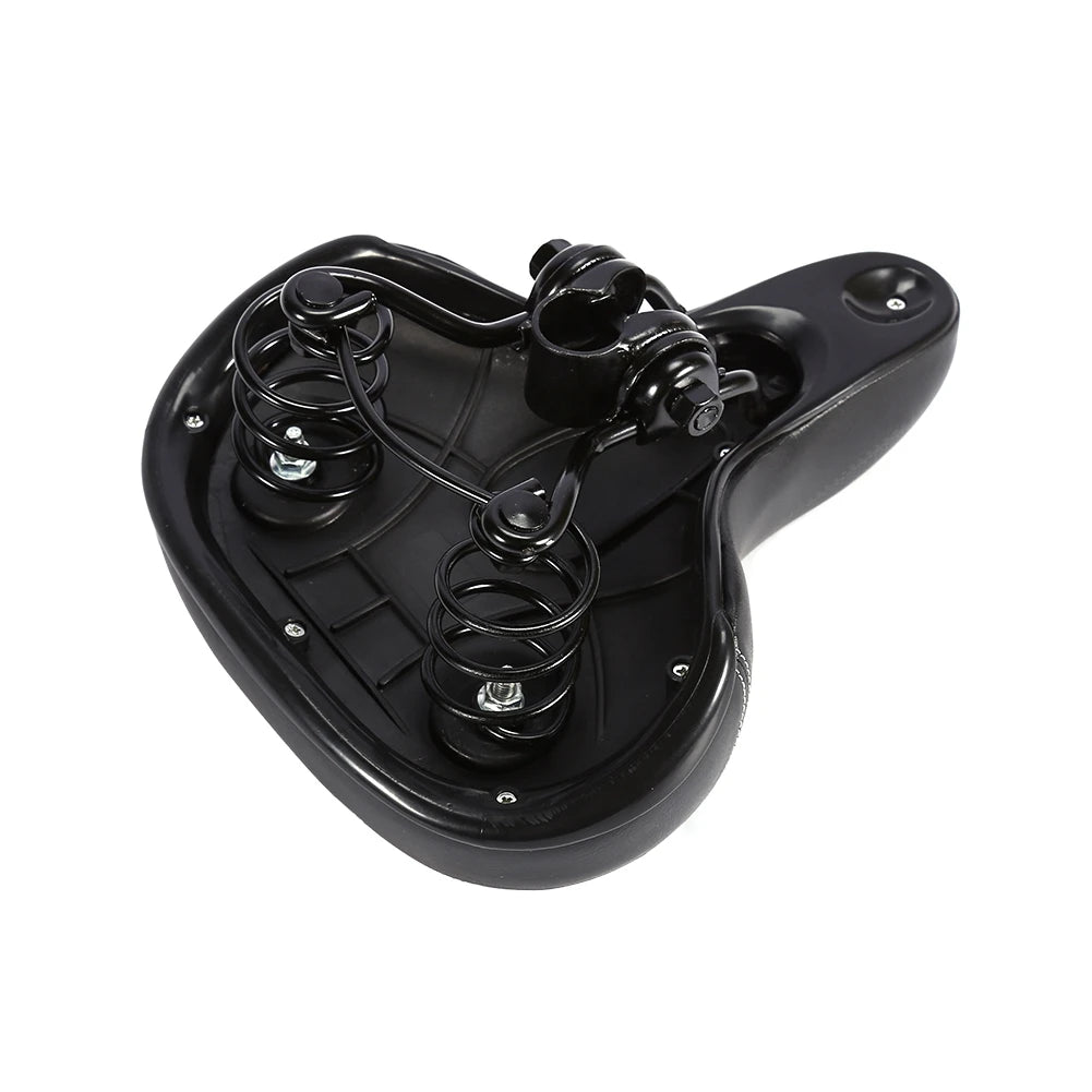 Selle de vélo anti douleur en cuir artificiel