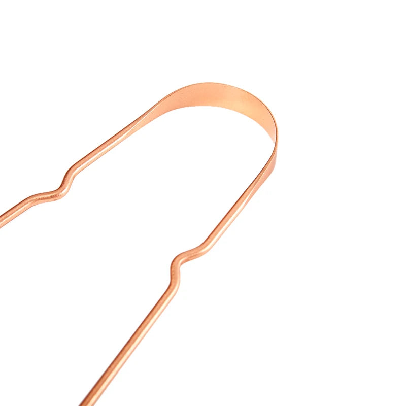 Nettoyeur de bouche pour langue rose en cuivre