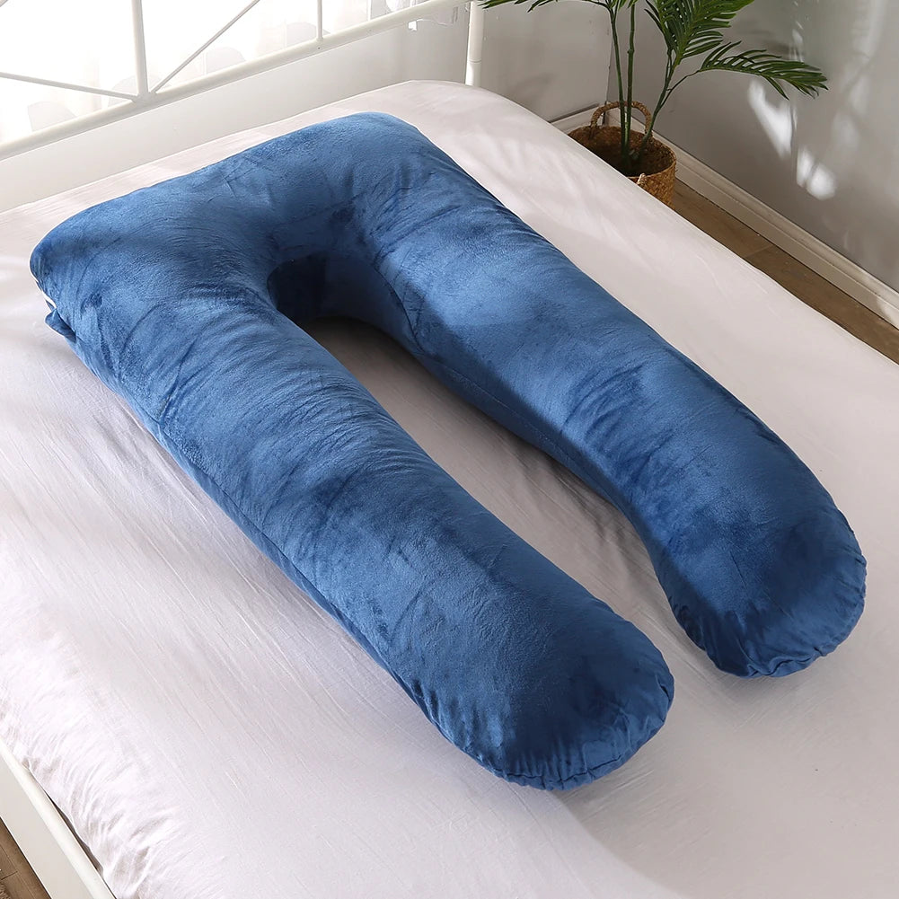 Oreiller de grossesse en U lavable – ergonomique et multifonctionnel