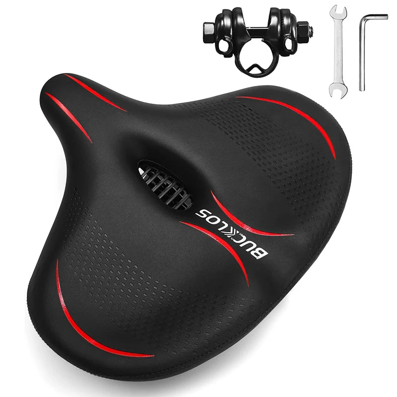 Selle vélo anti douleur épaisse et imperméable
