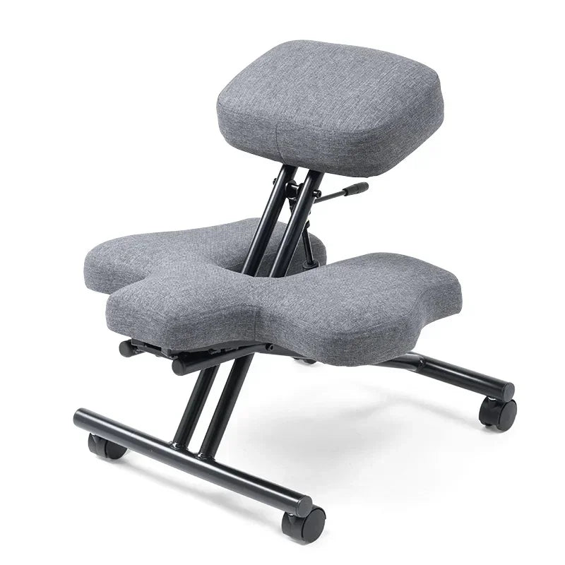 Tabouret ergonomique ajustable gris