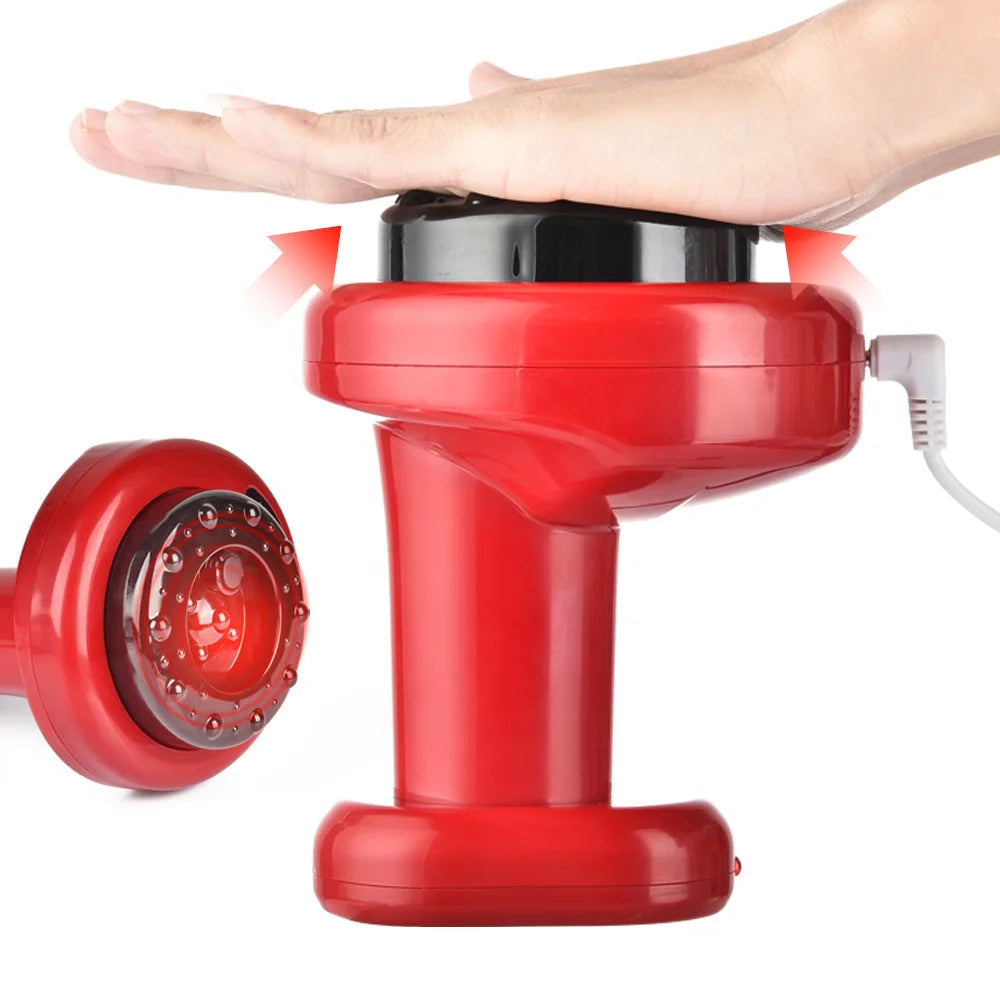 Appareil de massage à ventouse rouge
