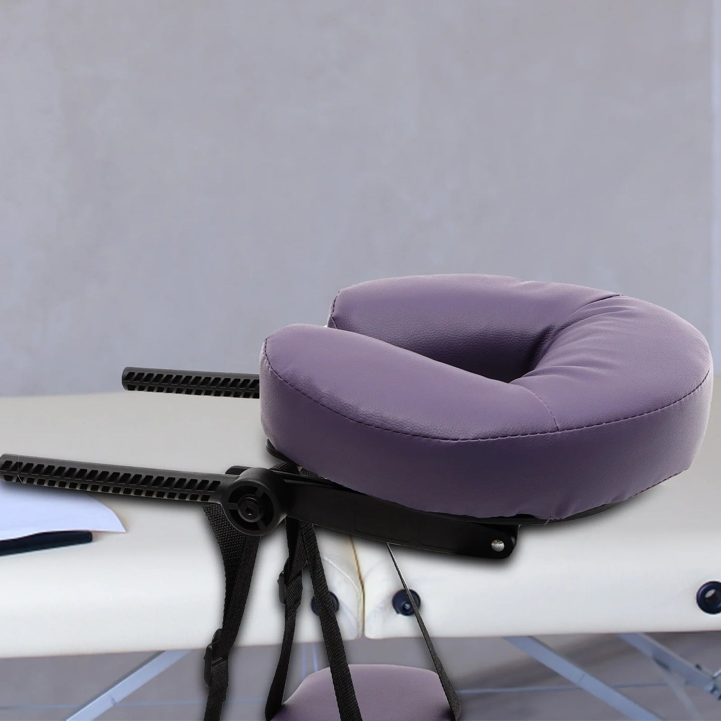 Support de tête avec repose bras pour table de massage