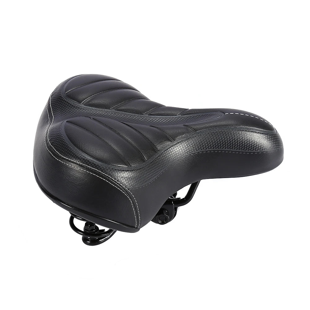 Selle de vélo anti douleur en cuir artificiel