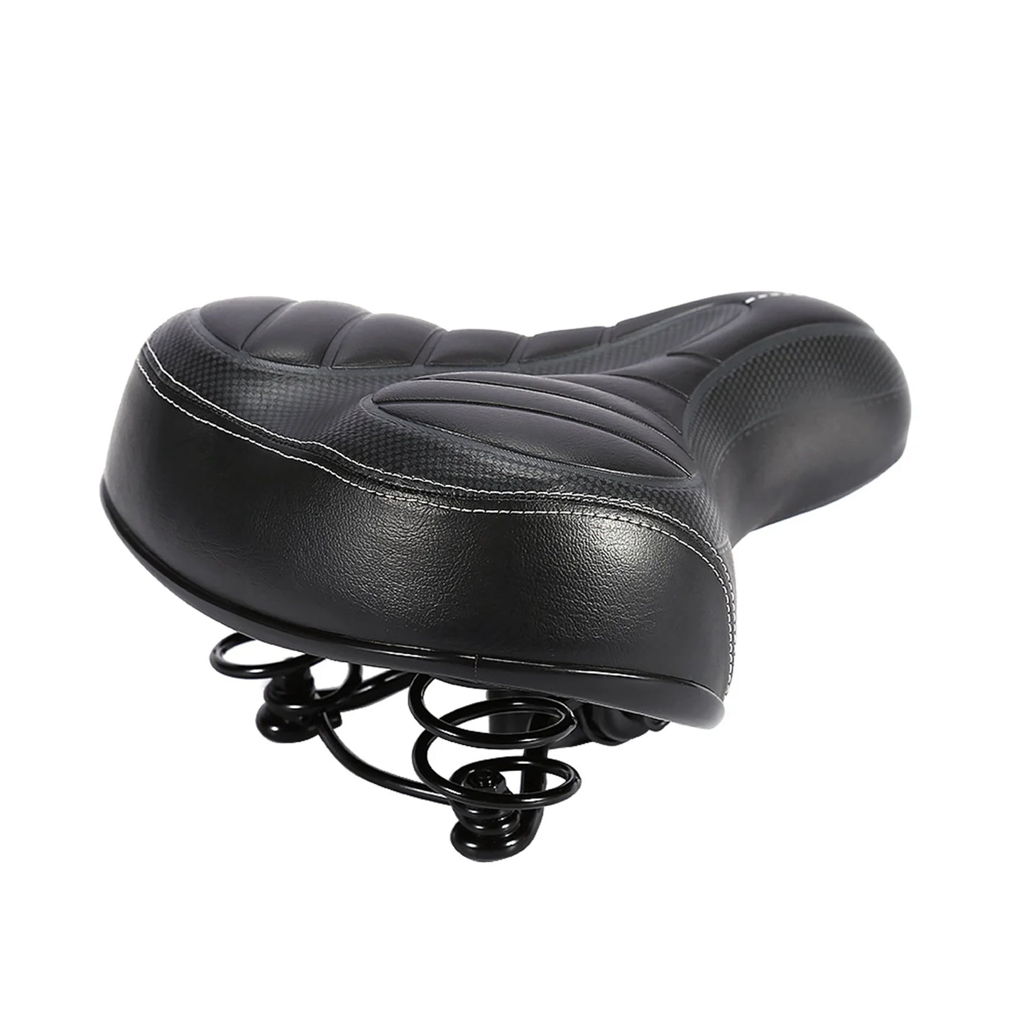 Selle de vélo anti douleur en cuir artificiel