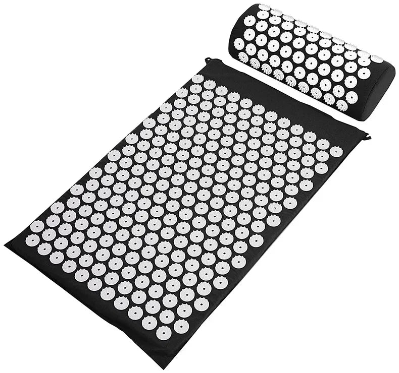 Tapis d’acupression avec coussin à housse amovible