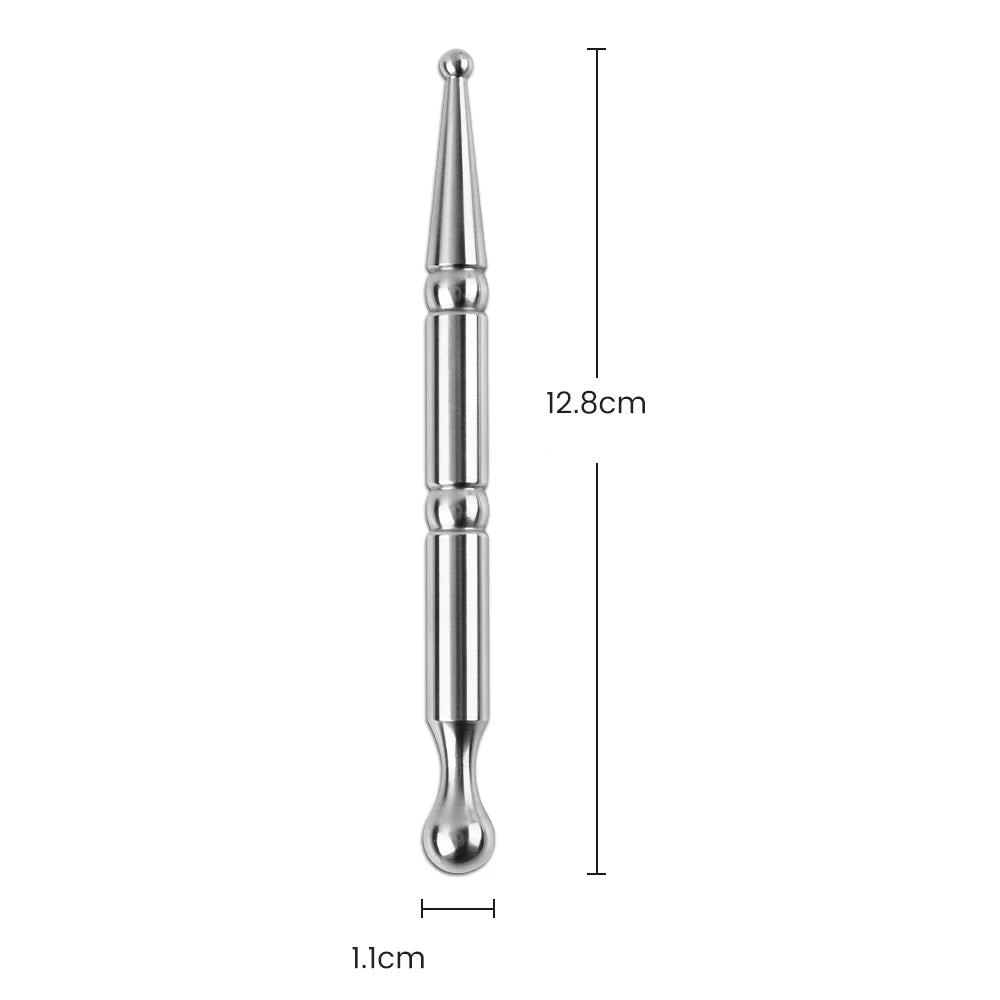 Stylo d’acupuncture manuel en acier inoxydable
