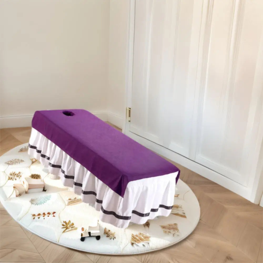 Drap lavable en machine pour table de massage