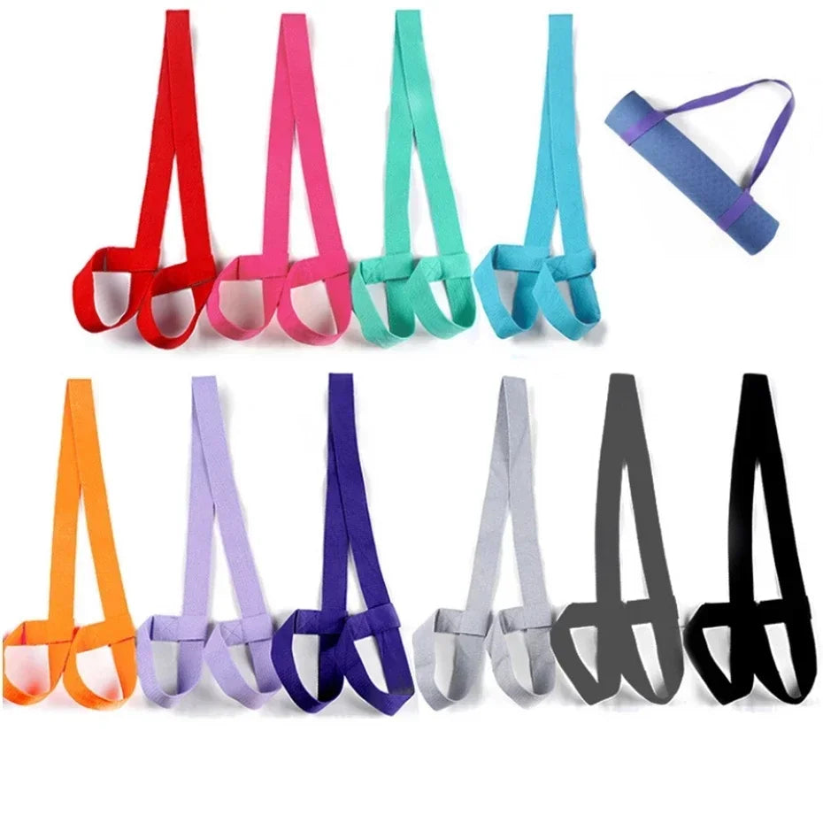 Sangle colorée de transport pour tapis de sport