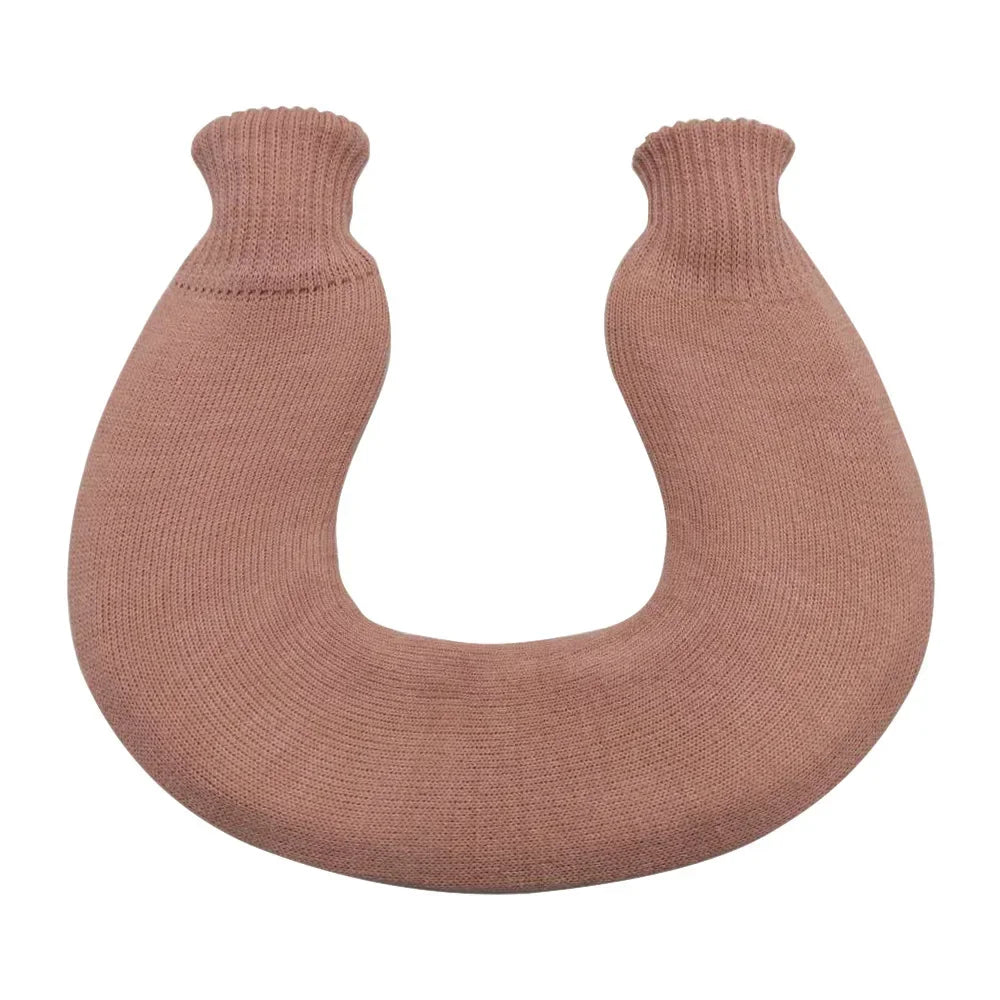 Bouillotte douce en forme de U