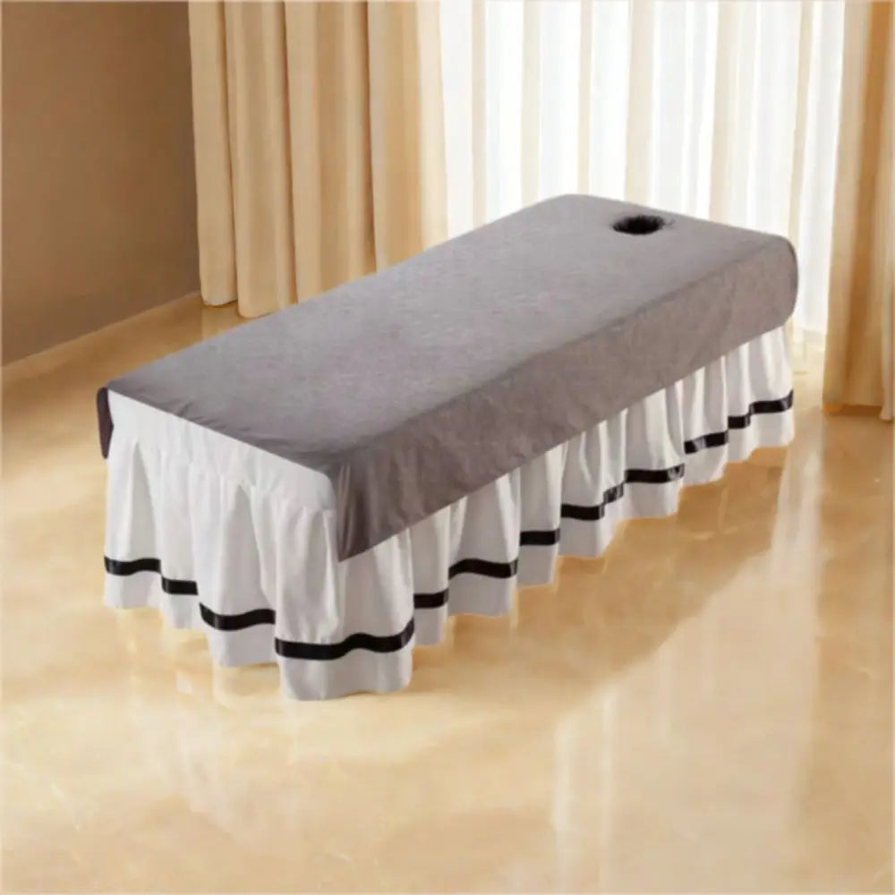 Drap lavable en machine pour table de massage