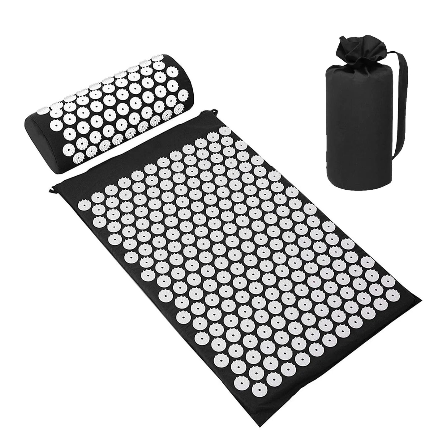 Tapis d’acupression avec coussin à housse amovible