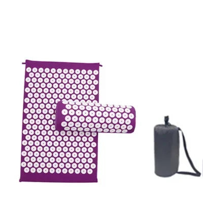 Tapis d’acupression avec coussin à housse amovible