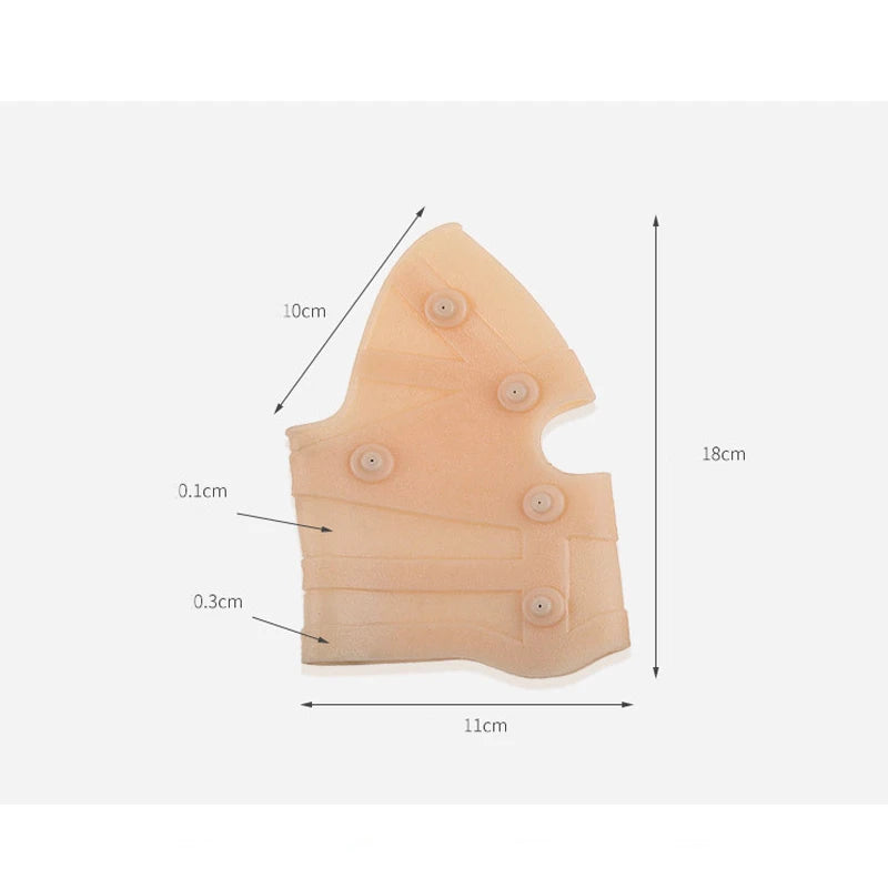 Genouillère beige robuste de thérapie magnétique