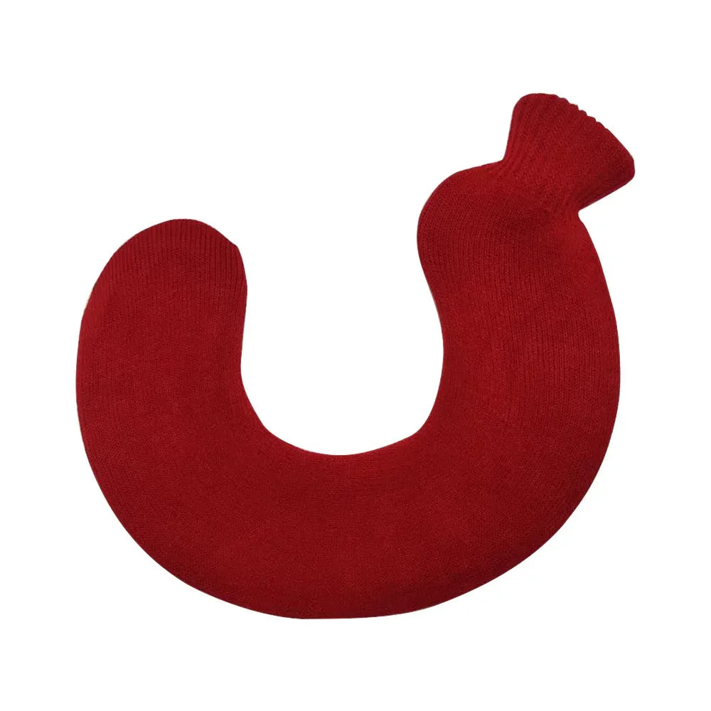 Bouillotte douce en forme de U