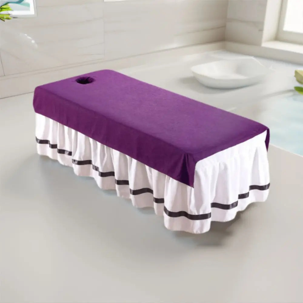 Drap lavable en machine pour table de massage