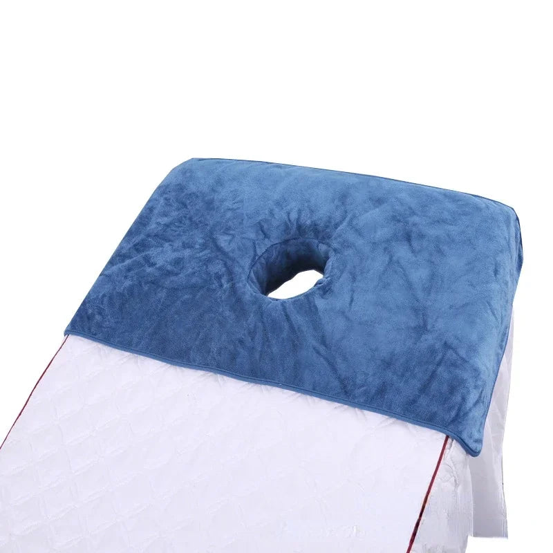 Serviette de visage pour table de massage
