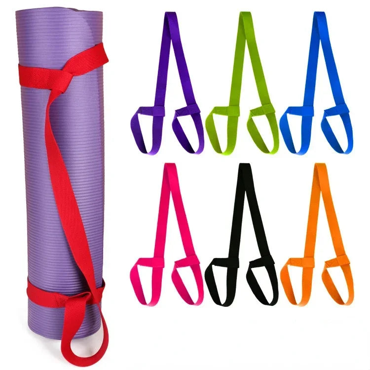 Sangle colorée de transport pour tapis de sport