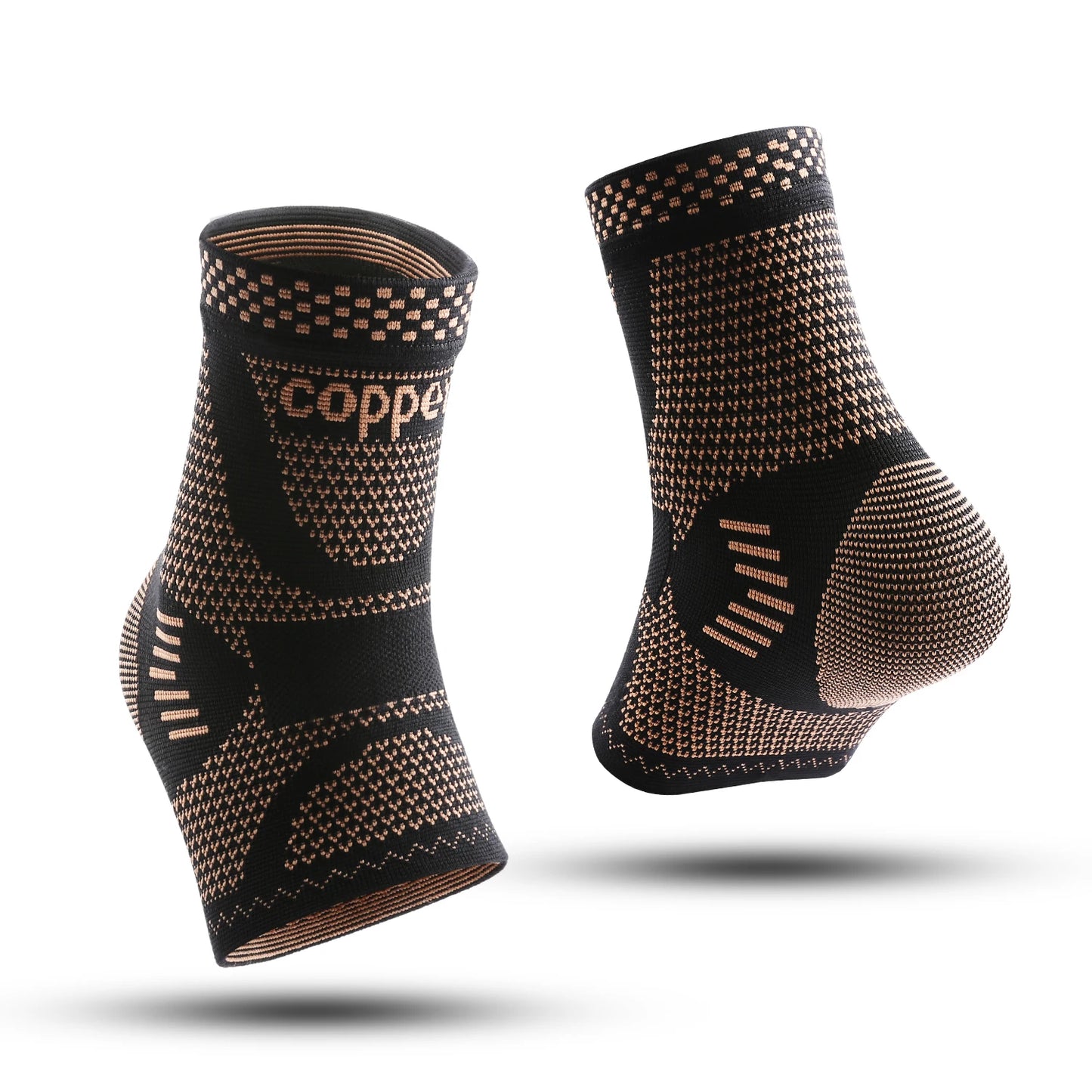Chaussette orthèse de compression courte à bout ouvert