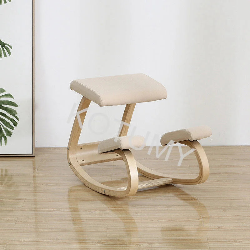Tabouret ergonomique bureau bois – assise correcte et confort prolongé