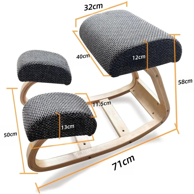 Tabouret à repose-genoux ergonomique design