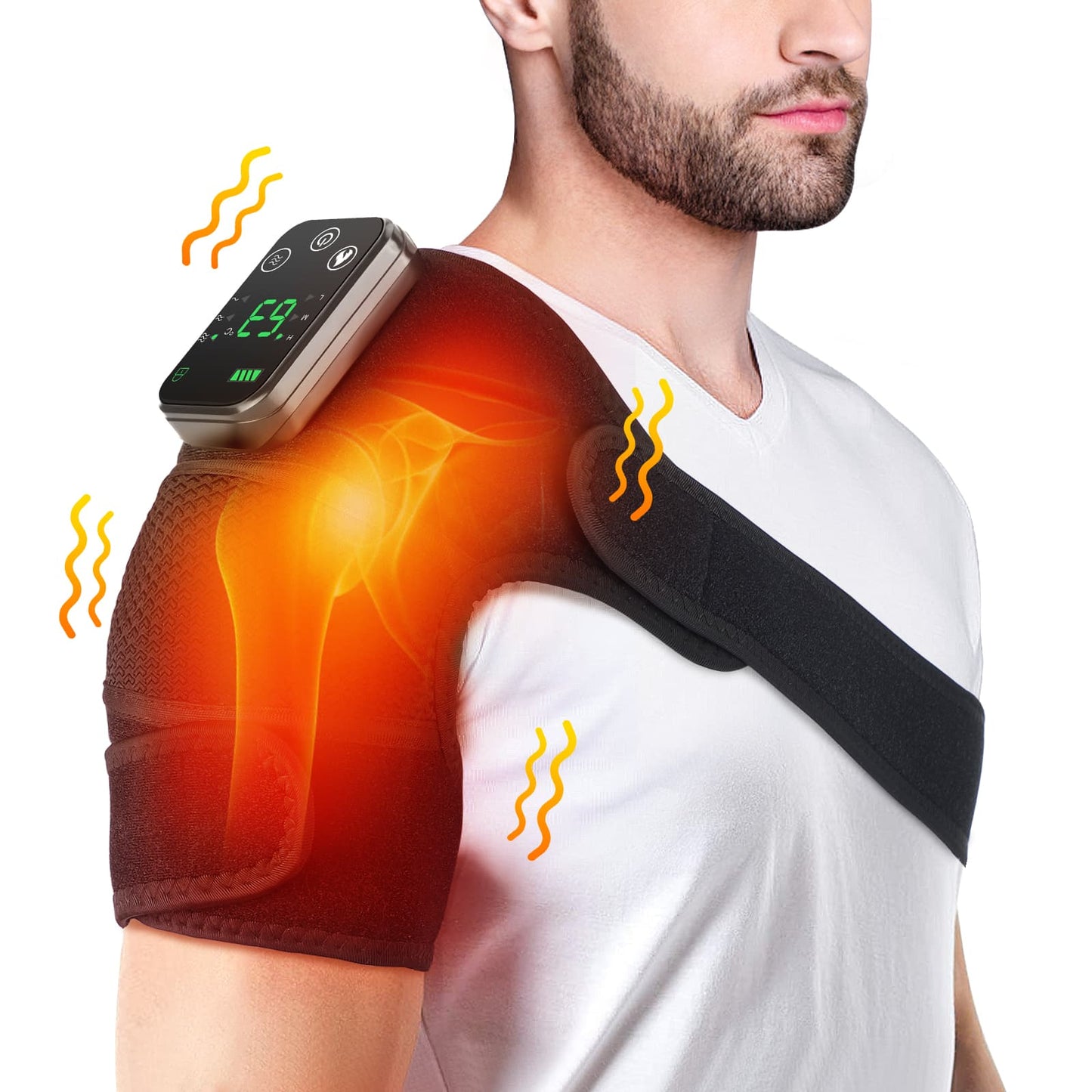 Appareil anti-douleur arthrose chaleur et vibration