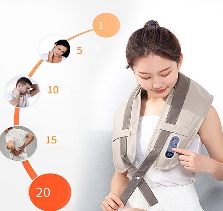 Châle électrique massage corporel Shiatsu