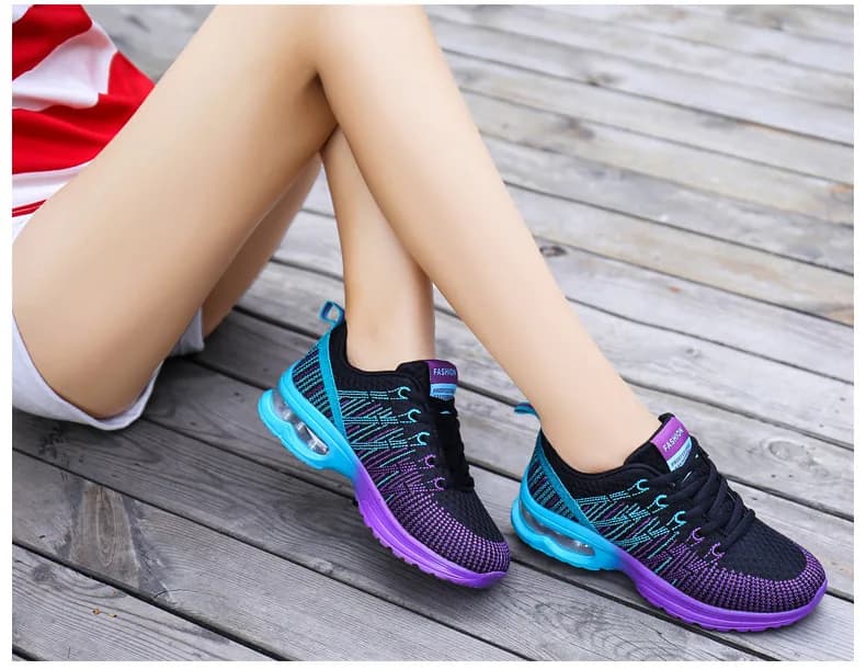 Baskets orthopédiques femme confortables pour le running